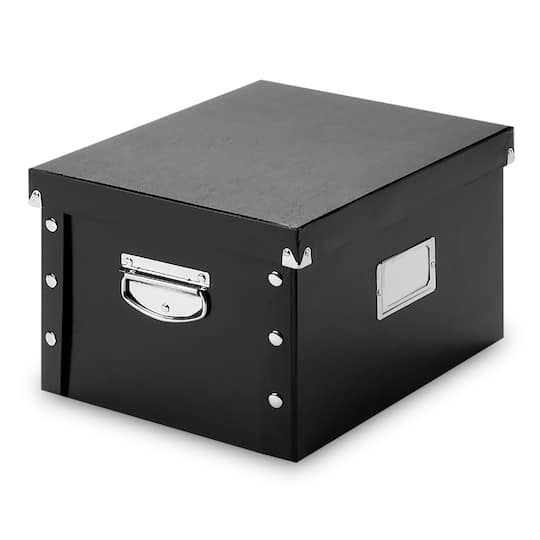 Snap-N-Store Black Legal Letter File Box